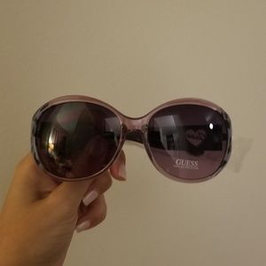 Guess purple leopard sunglasses